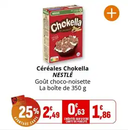 Coccinelle Express Céréales chokella nestlé offre