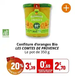 Coccinelle Express Confiture d'oranges bio les comtes de provence offre