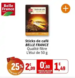 Coccinelle Express Sticks de café belle france offre