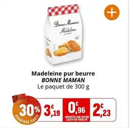 Coccinelle Express Madeleine pur beurre bonne maman offre
