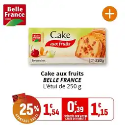 Coccinelle Express Cake aux fruits belle france offre