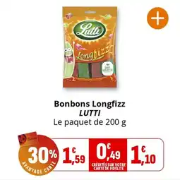 Coccinelle Express Bonbons longfizz lutti offre