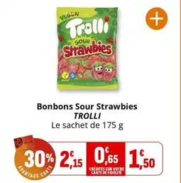 Coccinelle Express Bonbons sour strawbies trolli offre