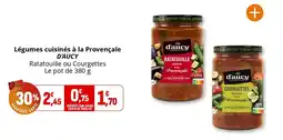 Coccinelle Express Légumes cuisinés à la provençale d'aucy offre
