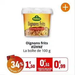 Coccinelle Express Oignons frits kühne offre