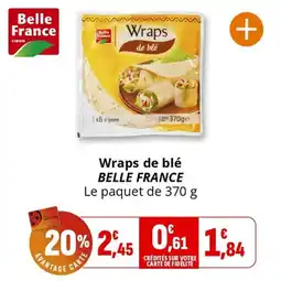 Coccinelle Express Wraps de blé belle france offre