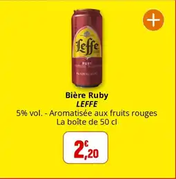 Coccinelle Express Bière ruby leffe offre
