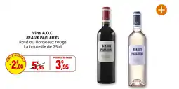 Coccinelle Express Vins a.o.c beaux parleurs offre