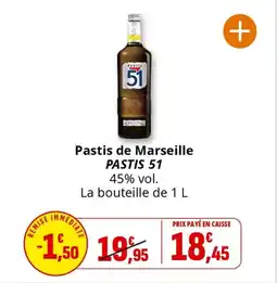 Coccinelle Express Pastis de marseille pastis 51 offre