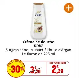 Coccinelle Express Crème de douche dove offre