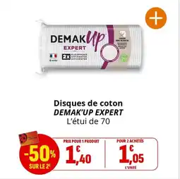 Coccinelle Express Disques de coton demak'up expert offre