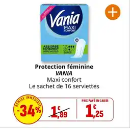 Coccinelle Express Protection féminine vania offre