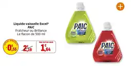 Coccinelle Express Liquide vaisselle excel² paic offre