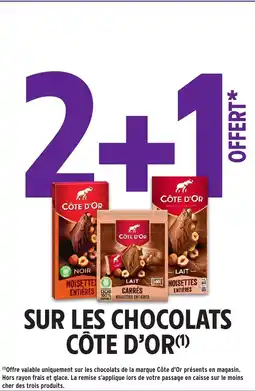 Intermarché Hyper Sur les chocolats cote d'or offre