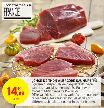 Intermarché Hyper Longe de thon albacore saumuré offre