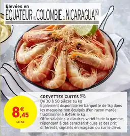 Intermarché Hyper Crevettes cuites offre