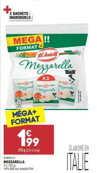 ALDI Mozzarella offre