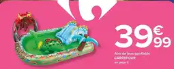 Carrefour Aire de jeux gonflable carrefour offre
