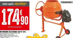 Brico Cash Bétonnière électrique 650 w offre