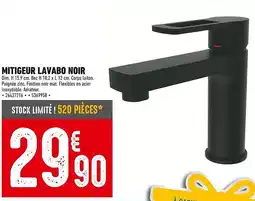 Brico Cash Mitigeur lavabo noir offre