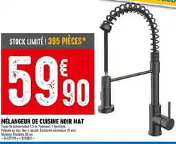 Brico Cash Mélangeur de cuisine noir mat offre