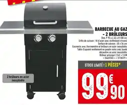 Batkor Barbecue au gaz 2 brûleurs offre