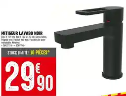 Batkor Mitigeur lavabo noir offre