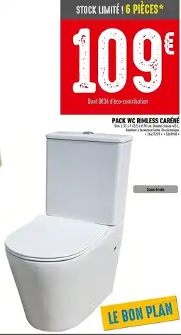 Batkor Pack wc rimless caréné offre