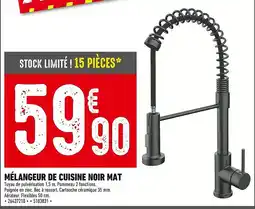 Batkor Mélangeur de cuisine noir mat offre