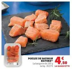 U Express POELE DE SAUMON NATURE offre
