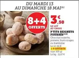 U Express P'tits Beignets Fourrés offre