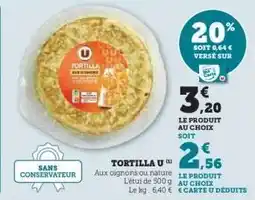 U Express Tortilla U offre