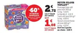 U Express Petits Filous Yoplait offre