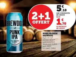 Super U Brewdog Punk IPA offre