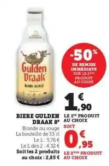 Super U Biere Gulden Draak 8° offre