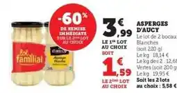 U Express ASPERGES D'AUCY offre