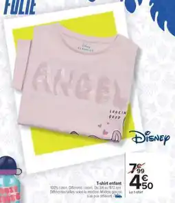 Carrefour T-shirt enfant offre