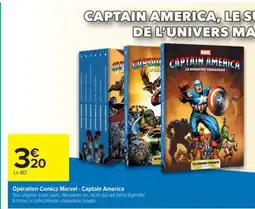 Carrefour Opération Comics Marvel - Captain America offre