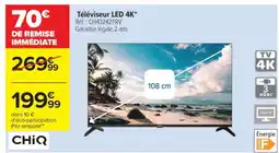 Carrefour Téléviseur LED 4K offre