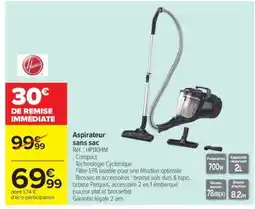 Carrefour Aspirateur sans sac offre