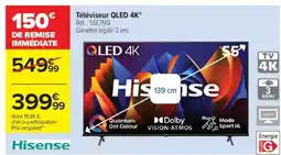 Carrefour Téléviseur QLED 4K offre