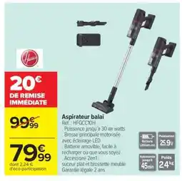 Carrefour Aspirateur Balai offre