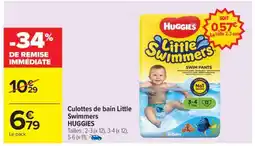 Carrefour Culottes de bain Little Swimmers HUGGIES offre