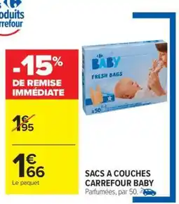 Carrefour SACS A COUCHES CARREFOUR BABY offre