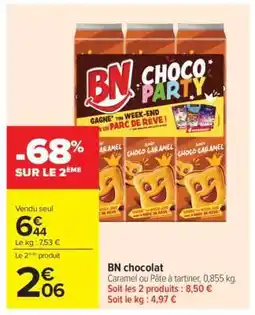 Carrefour BN chocolat offre