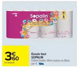 Carrefour Essuie Tout Sopalin offre