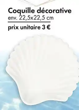TEDi Coquille décorative offre
