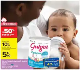 Carrefour GUIGOZ Optipro Croissance 3 offre