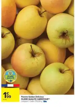 Carrefour Pomme Golden Delicious offre