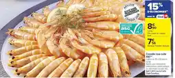 Carrefour Crevette rose cuite ASC offre
